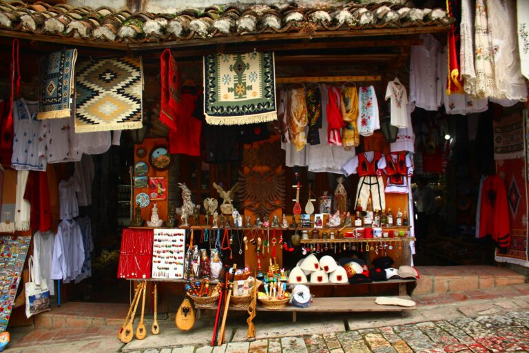 Bazar and Souvenirs in Kruje